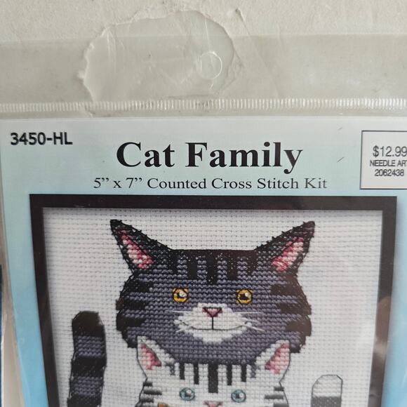 NIP Assorted Cat Kitty Cross Stitch Patterns Dimensions Janlynn Marianne Savage - Picture 4 of 12